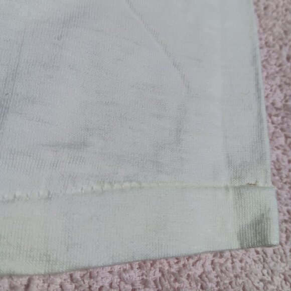 Vintage 1970's NOS Fruit Of The Loom Small 2-4 White T-Shirt Single Stitch - Picture 6 of 7